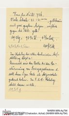 Etiketten zu Quarz (Chalcedon, Achat) (NHMW-MIN-Ay794)